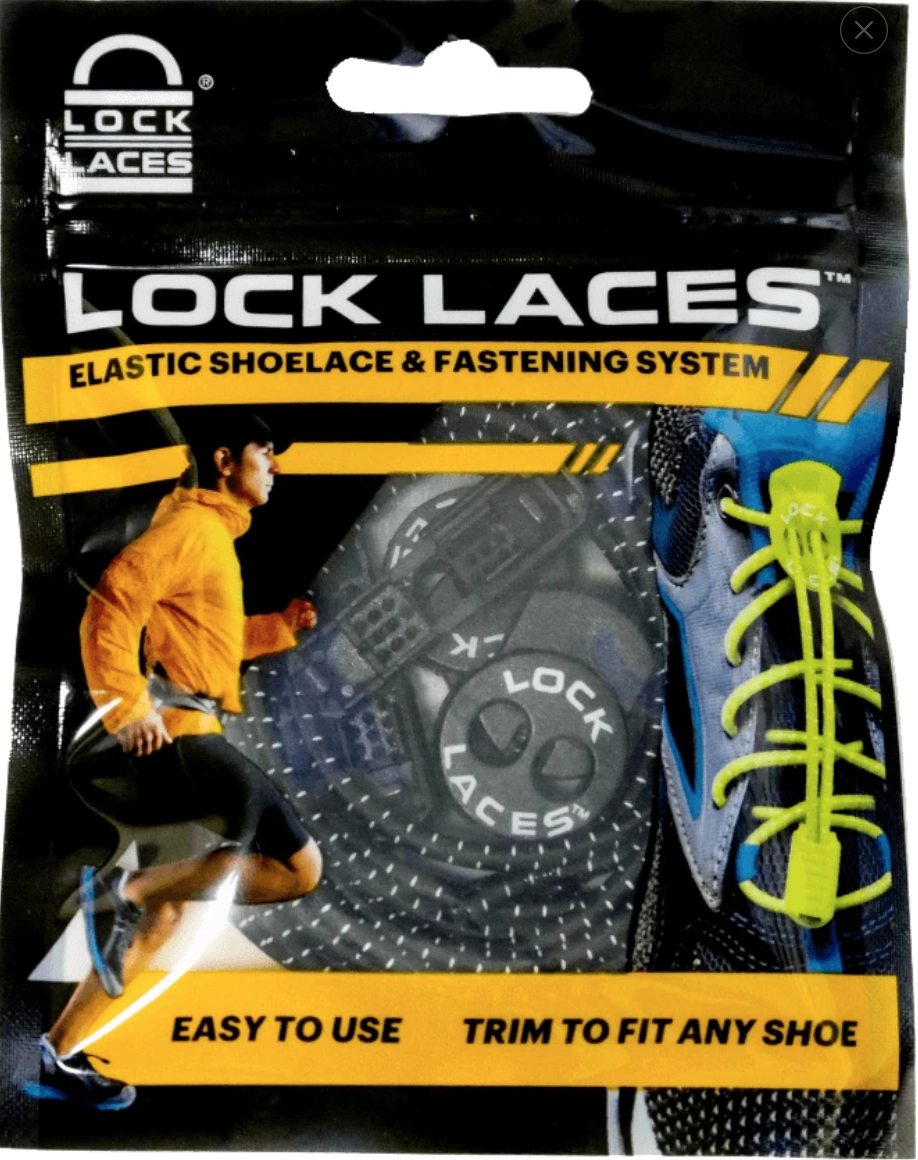 LOCK LACES (Elastic Shoelace and Fastening System) (Black) : :  Clothing, Shoes & Accessories