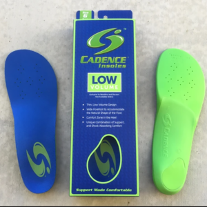 cadence low volume insole