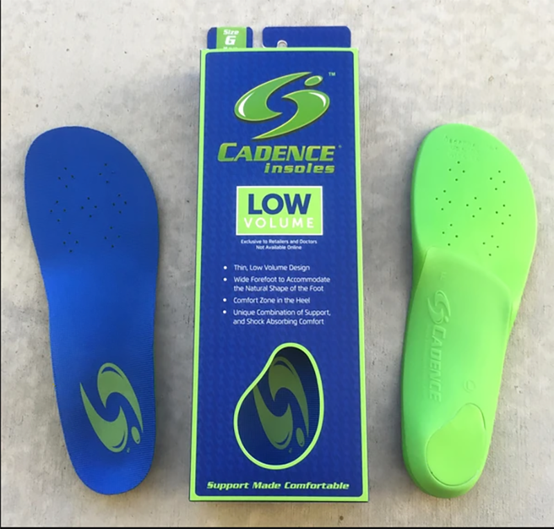 Cadence Low Volume Insole - Below The Knee Shoes